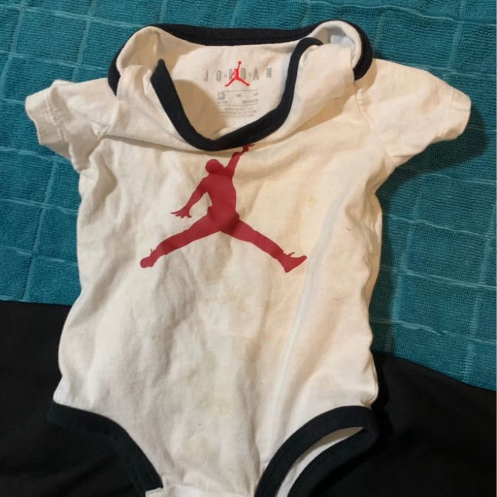 Jordan White and Black Kids One Piece